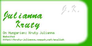 julianna kruty business card